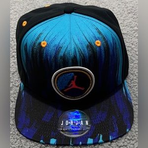 Air Jordan Jumpman Aqua 8 Hat !
 Purple Blue Black Logo
SnapBack Hat !
